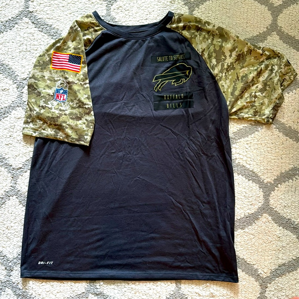 Buffalo Bills Salute To Service Nike Shirt